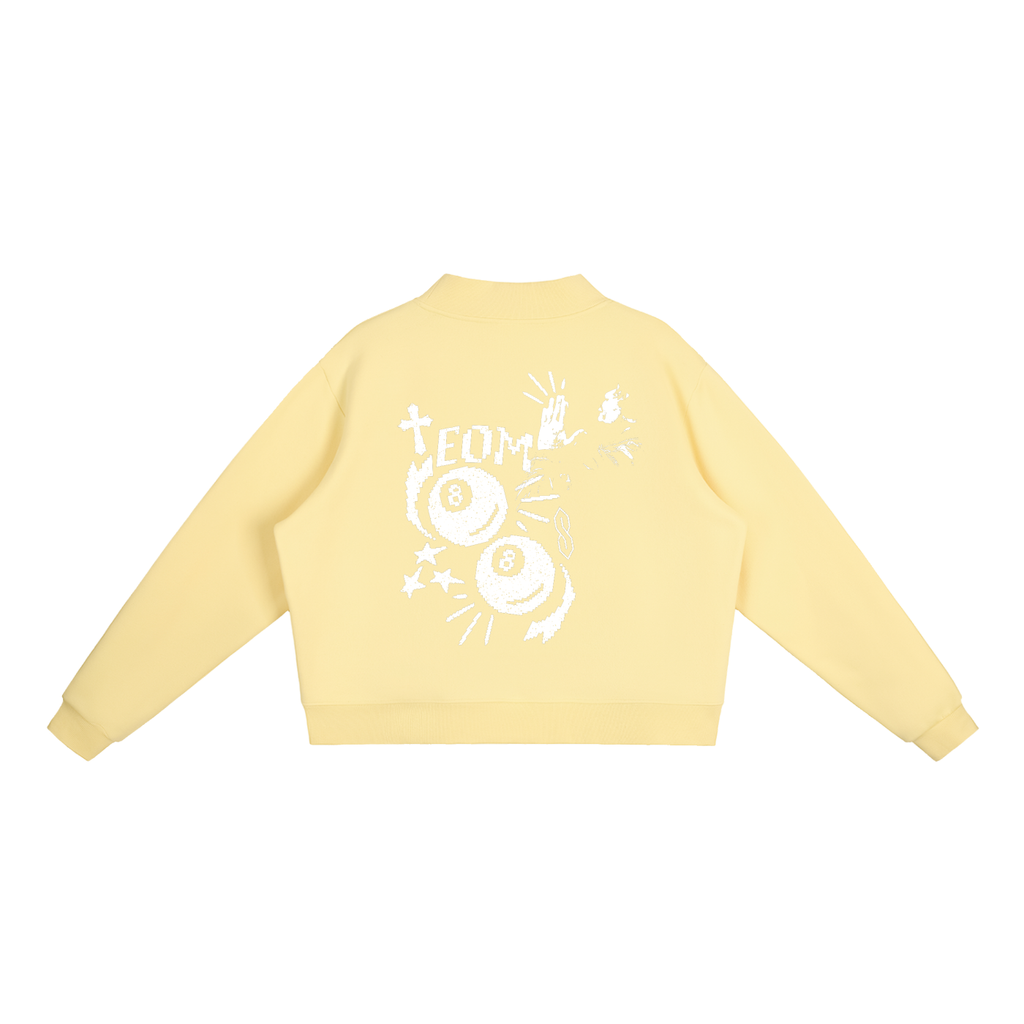 EOM Fleece Mock-Neck Crew Sweatshirt