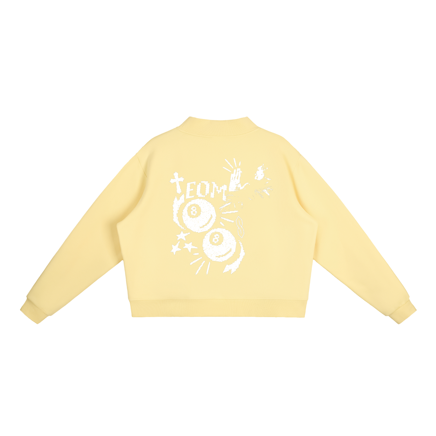 EOM Fleece Mock-Neck Crew Sweatshirt