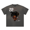 Ceedy Hand-Frayed Sunfade Paint Splatter T-Shirt
