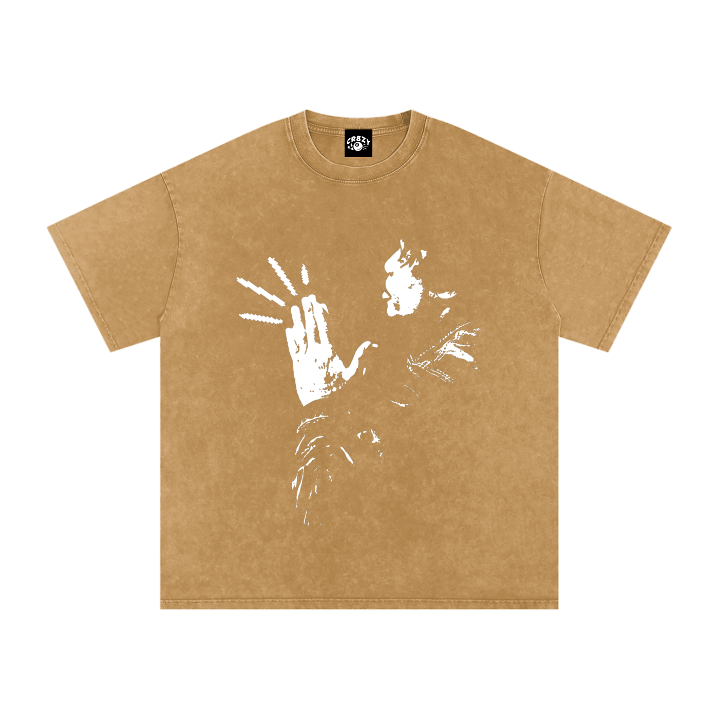 Vintage Wash Oversized Collage Tee