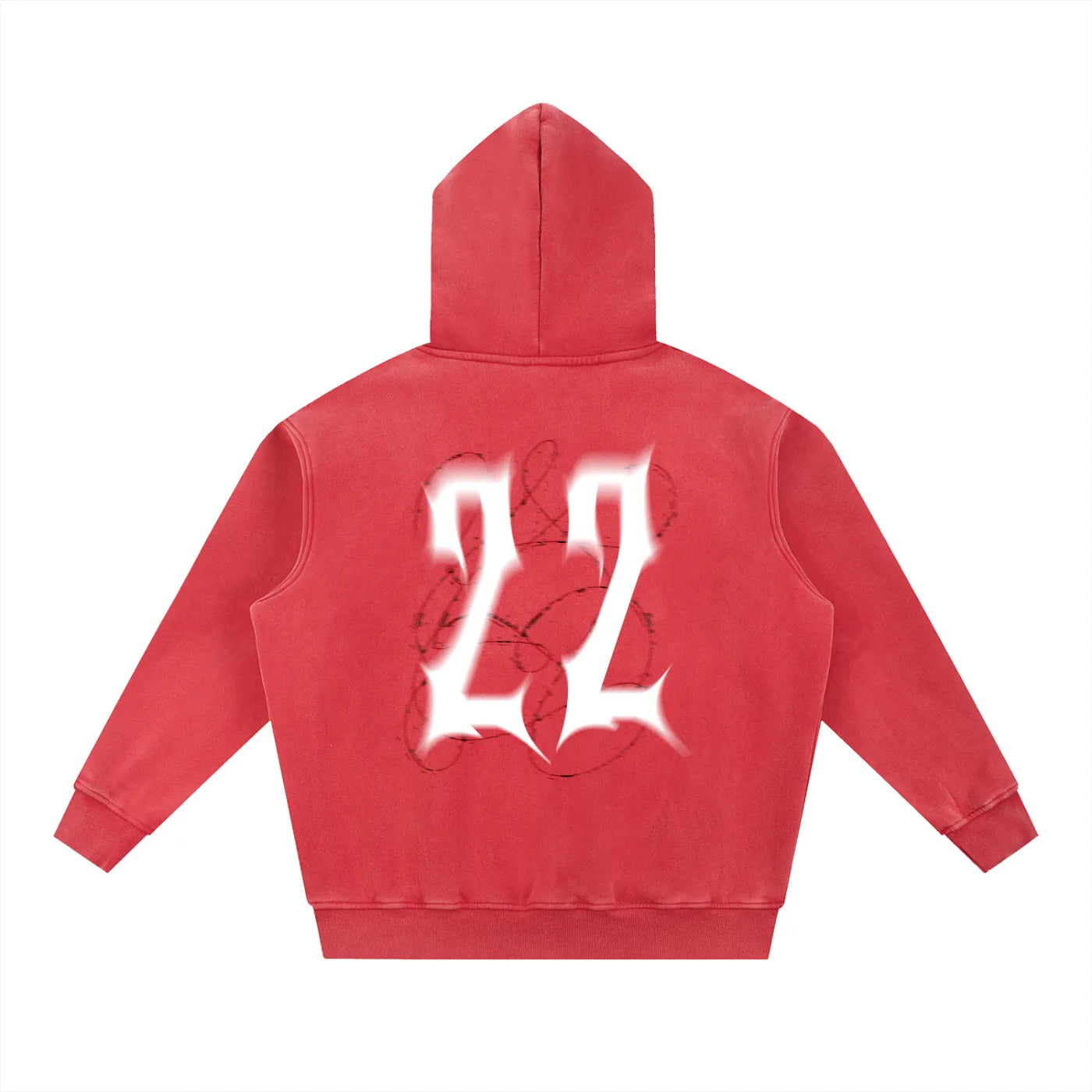 Ceedy Snow Wash Fleece Oversize Hoodie