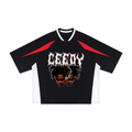Ceedy Oversized Color Block V-Neck T-Shirt
