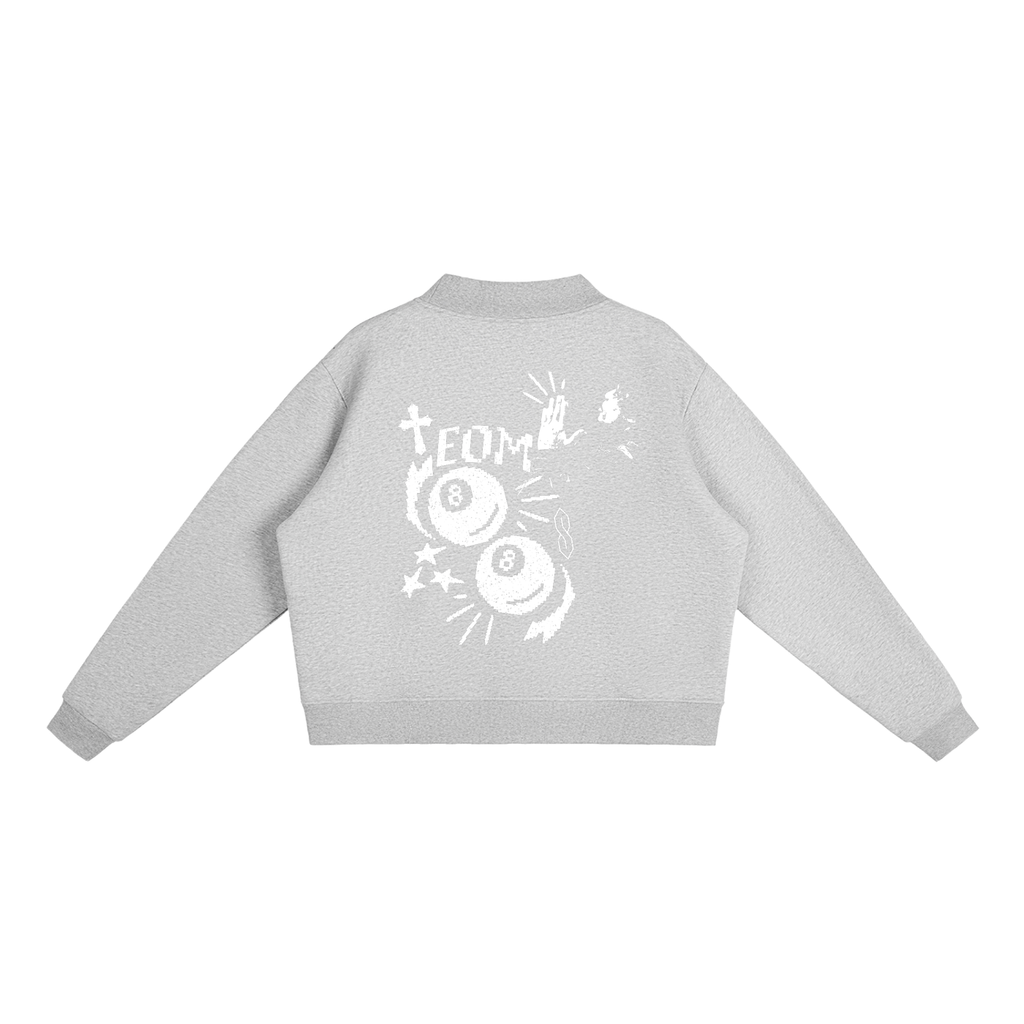 EOM Fleece Mock-Neck Crew Sweatshirt