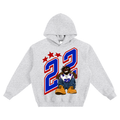 Cartoon Fleeced Boxy Hoodie