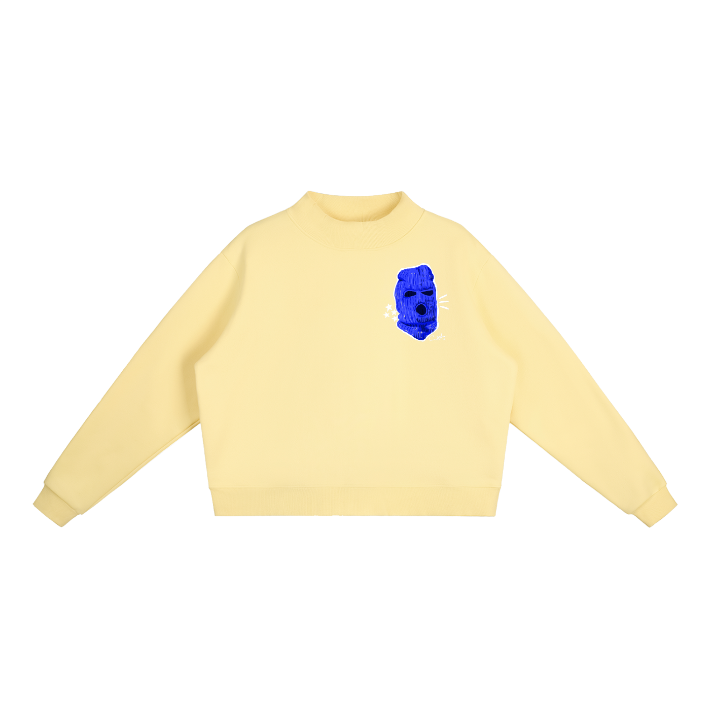 EOM Fleece Mock-Neck Crew Sweatshirt