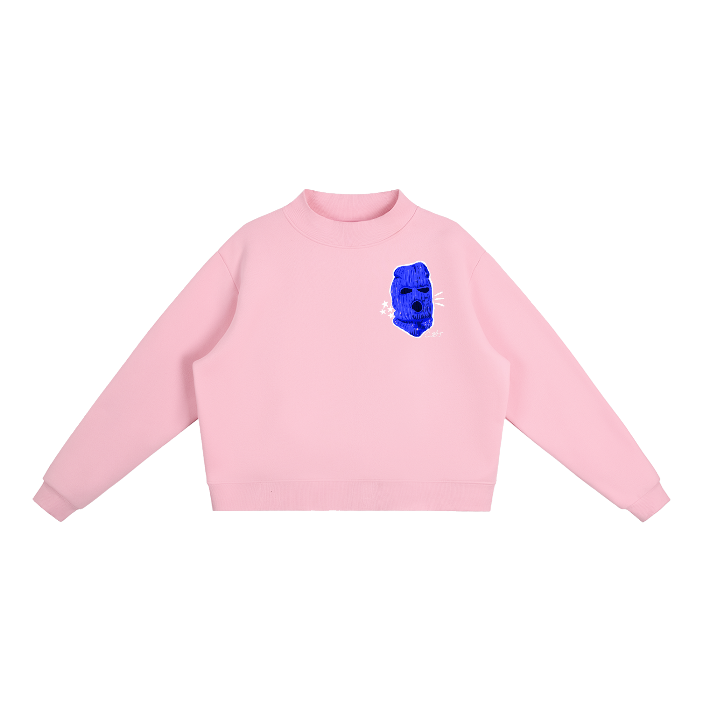 EOM Fleece Mock-Neck Crew Sweatshirt