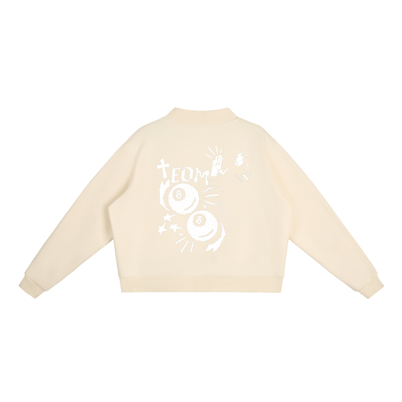 EOM Fleece Mock-Neck Crew Sweatshirt